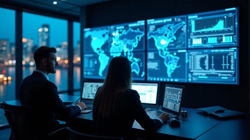 High-tech government control room with video walls and real-time data for government AV systems in Baltimore, MD