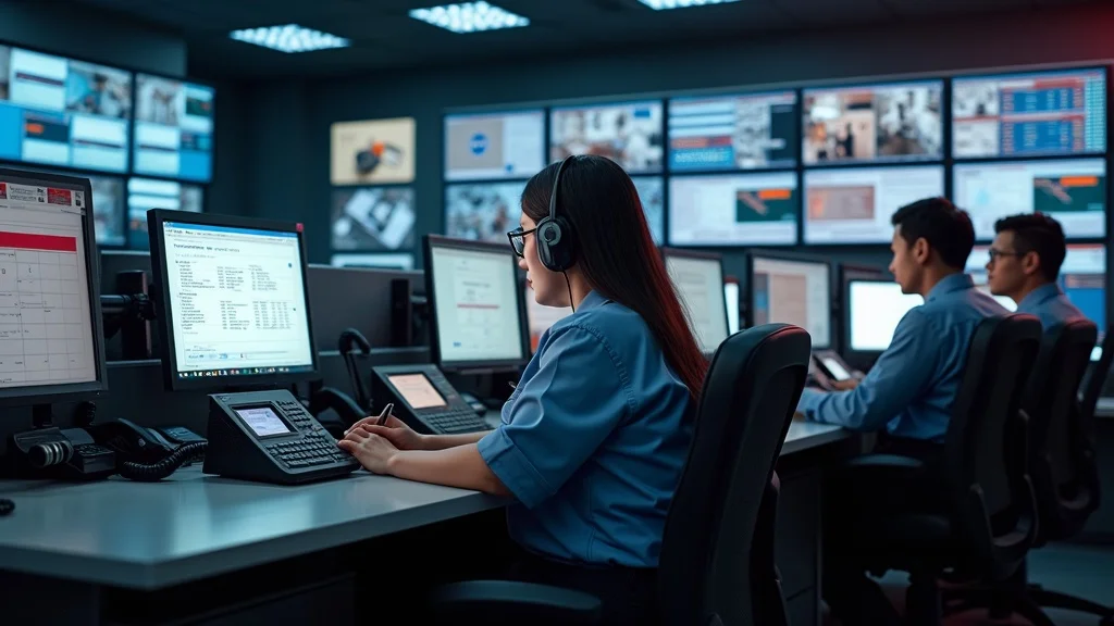 Emergency dispatch center with secure audio visual systems in Baltimore, MD